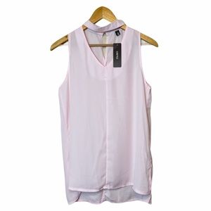 Luvyle Pink Tank‎ Top Choker Neck